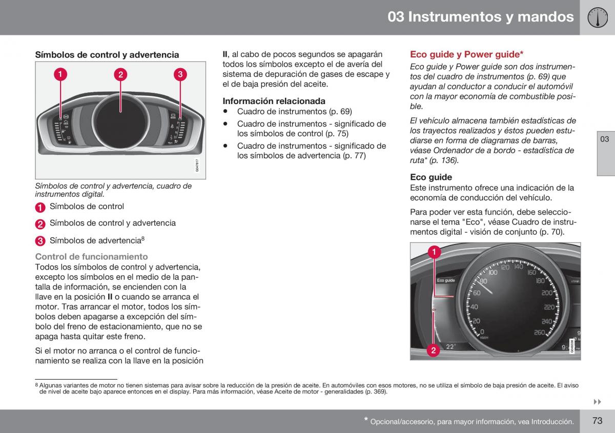 Volvo XC70 Cross Country II 2 manual del propietario / page 75