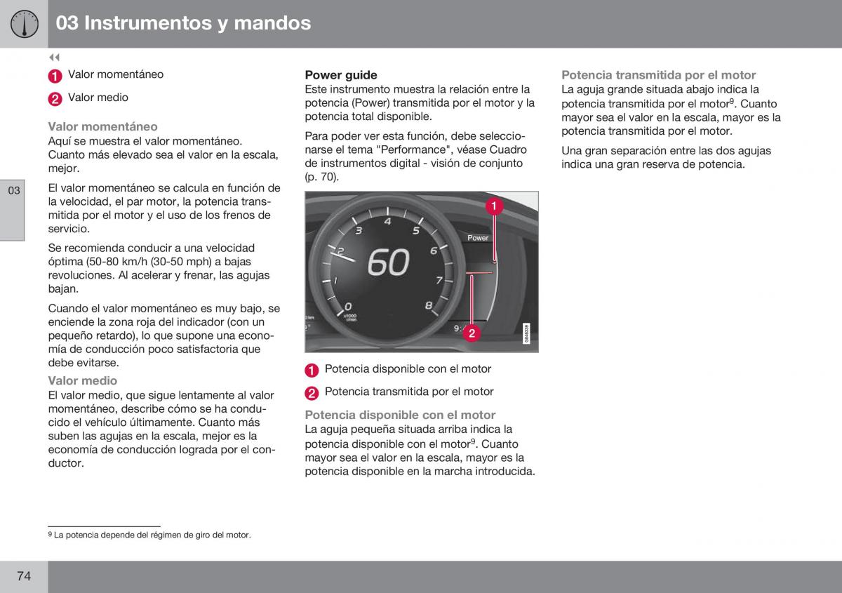 Volvo XC70 Cross Country II 2 manual del propietario / page 76