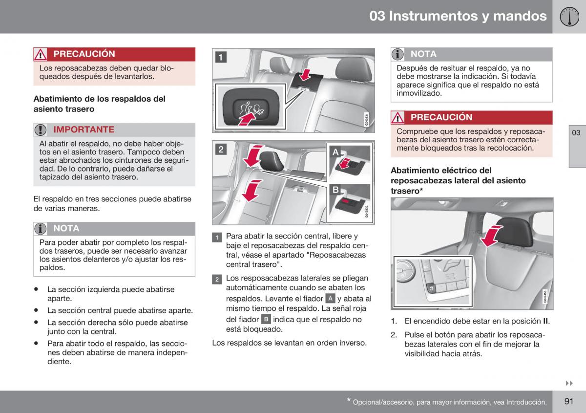 Volvo XC70 Cross Country II 2 manual del propietario / page 93