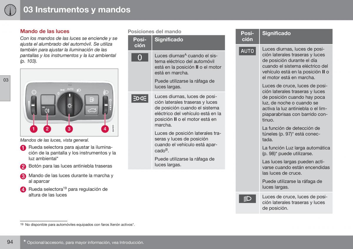 Volvo XC70 Cross Country II 2 manual del propietario / page 96