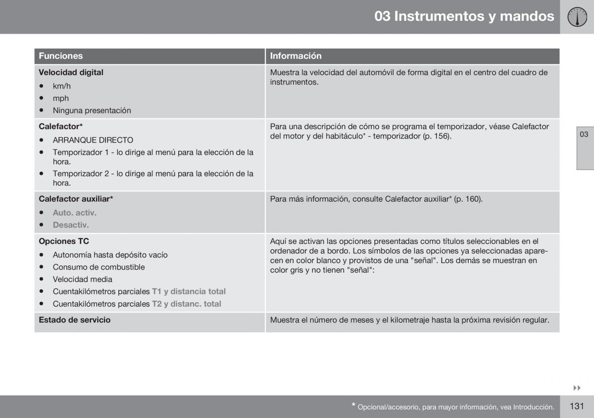 Volvo XC70 Cross Country II 2 manual del propietario / page 133