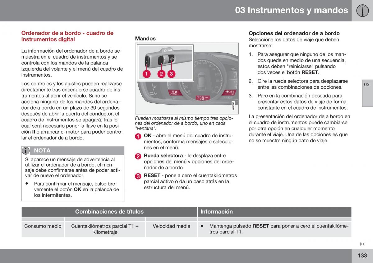 Volvo XC70 Cross Country II 2 manual del propietario / page 135