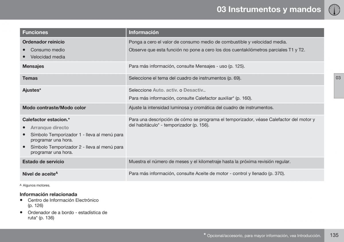 Volvo XC70 Cross Country II 2 manual del propietario / page 137