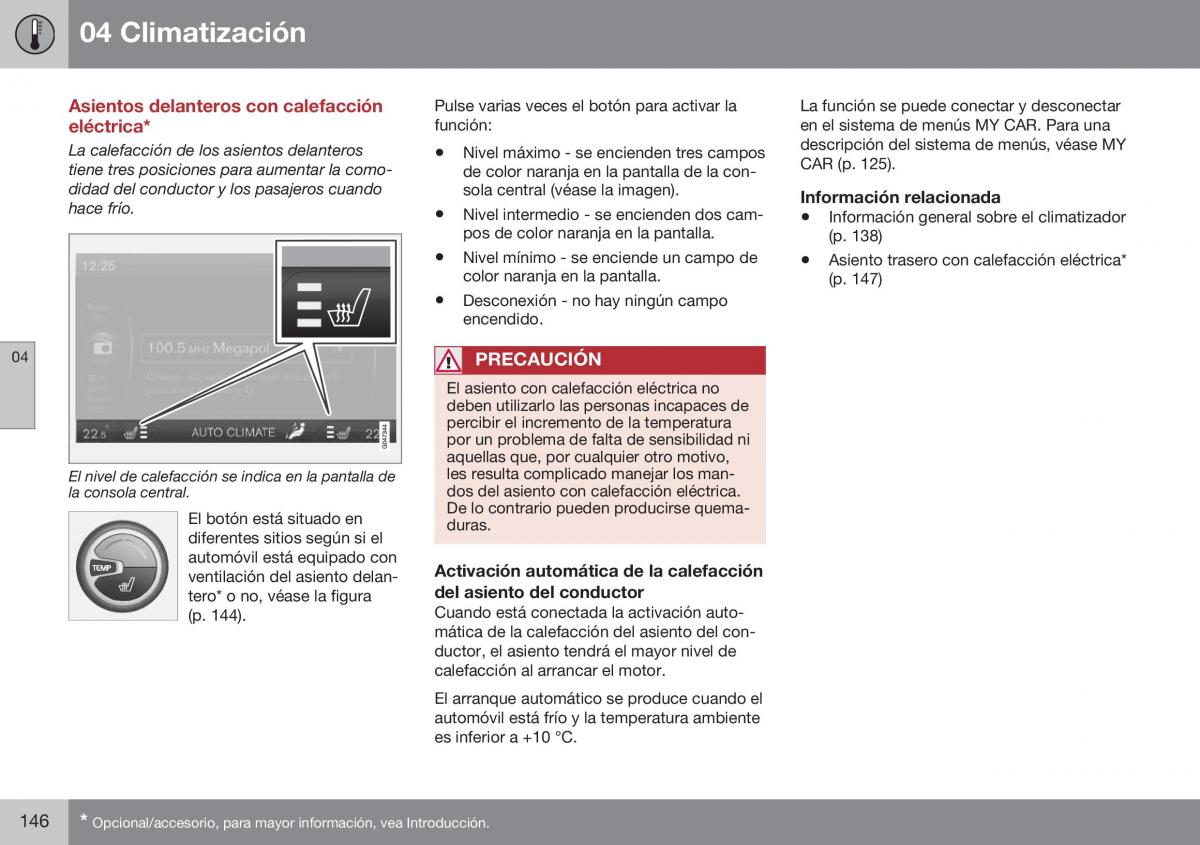 Volvo XC70 Cross Country II 2 manual del propietario / page 148