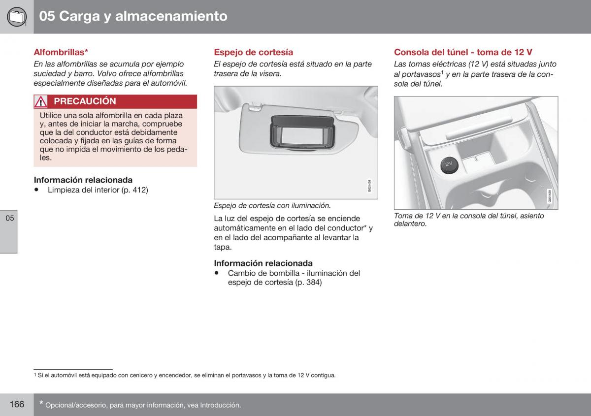 Volvo XC70 Cross Country II 2 manual del propietario / page 168