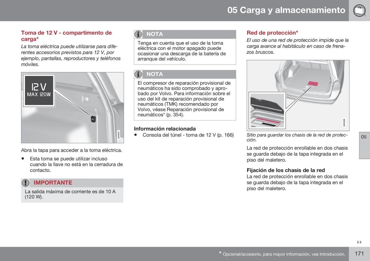 Volvo XC70 Cross Country II 2 manual del propietario / page 173