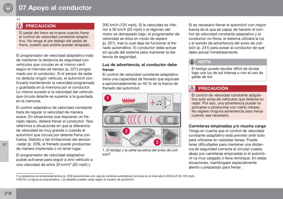 Volvo XC70 Cross Country II 2 manual del propietario / page 220