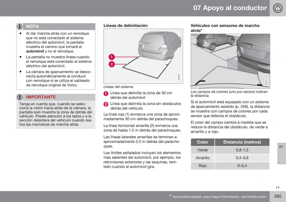 Volvo XC70 Cross Country II 2 manual del propietario / page 267