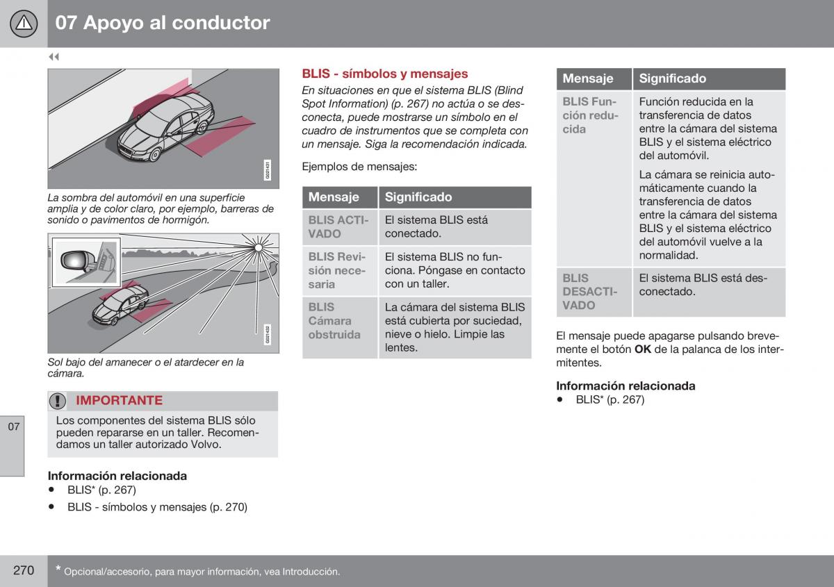 Volvo XC70 Cross Country II 2 manual del propietario / page 272