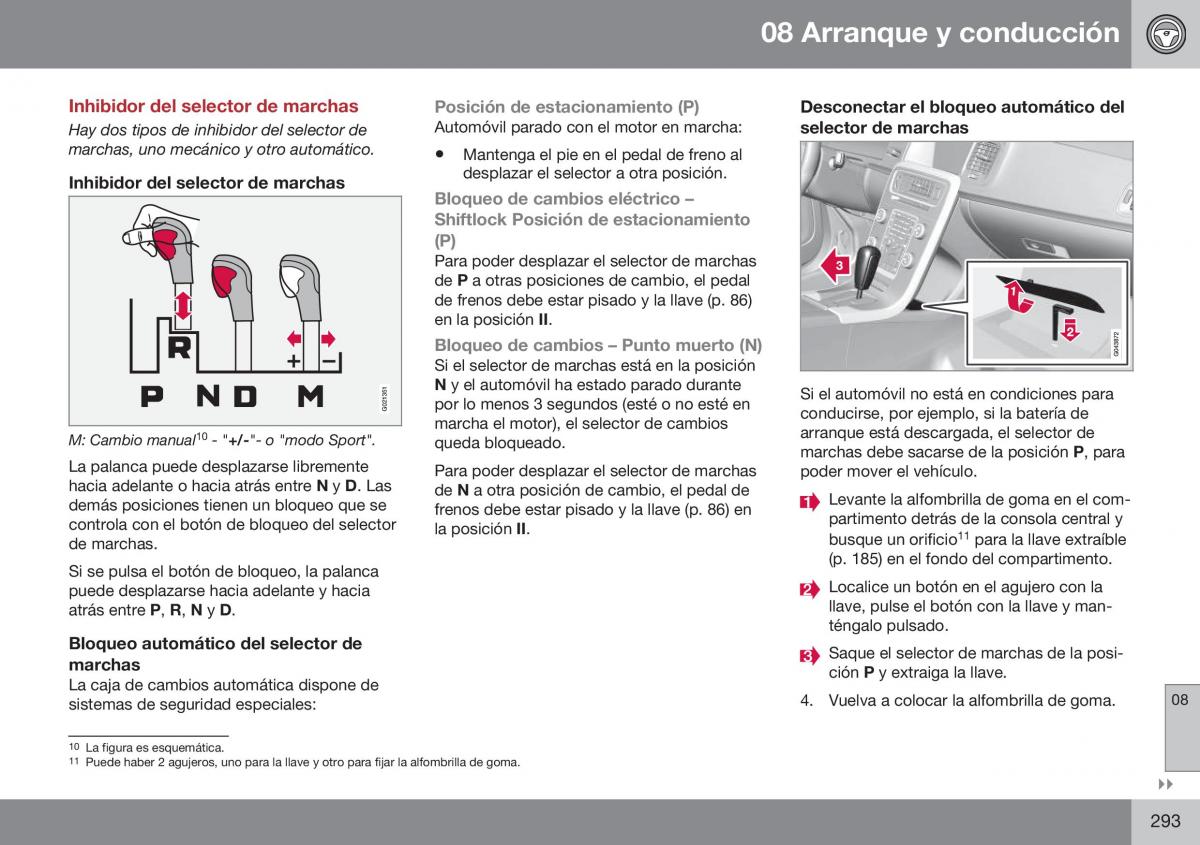 Volvo XC70 Cross Country II 2 manual del propietario / page 295