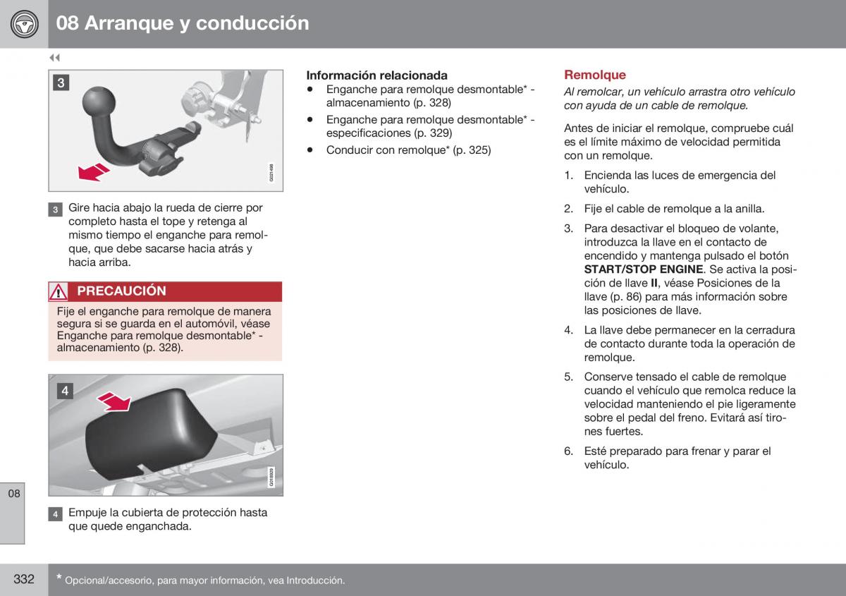 Volvo XC70 Cross Country II 2 manual del propietario / page 334