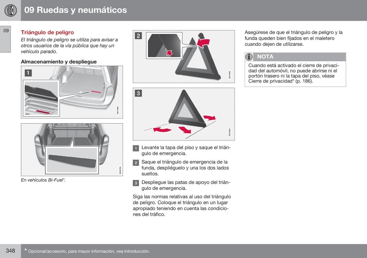 Volvo XC70 Cross Country II 2 manual del propietario / page 350