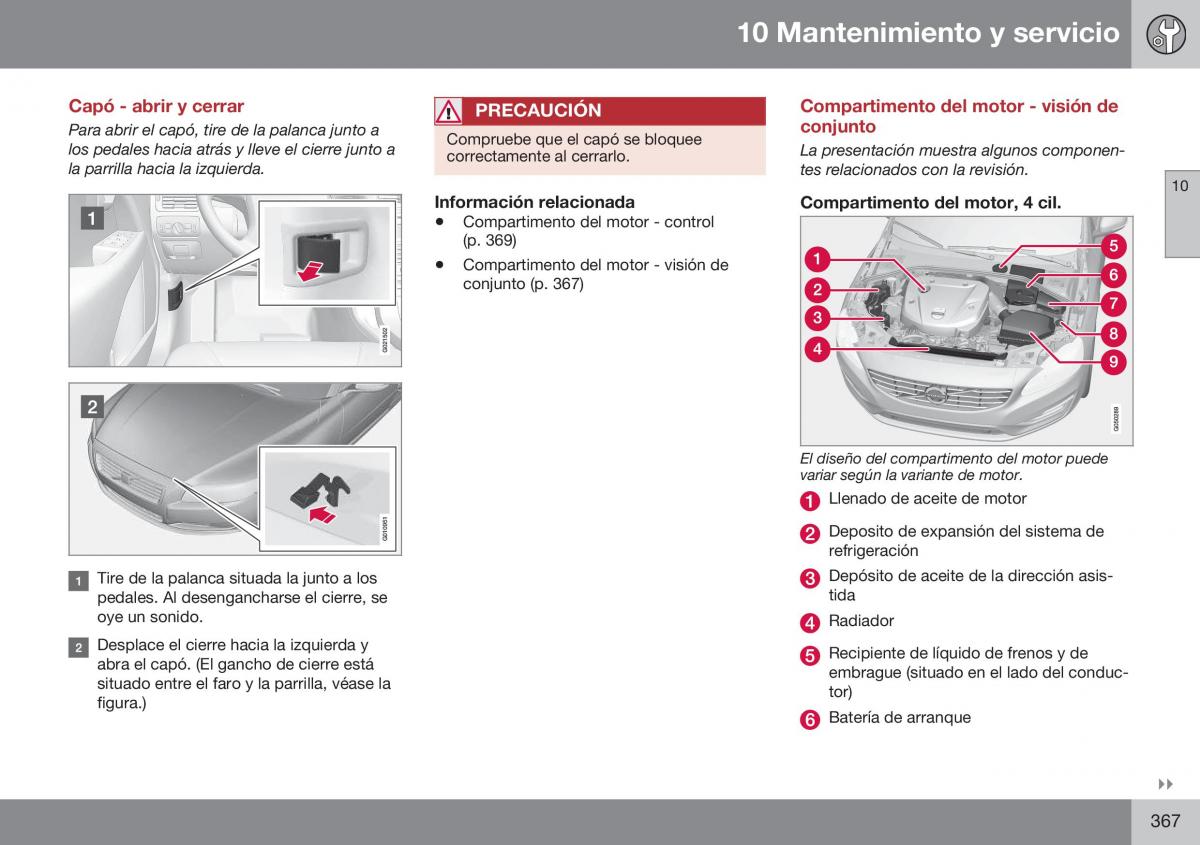 Volvo XC70 Cross Country II 2 manual del propietario / page 369