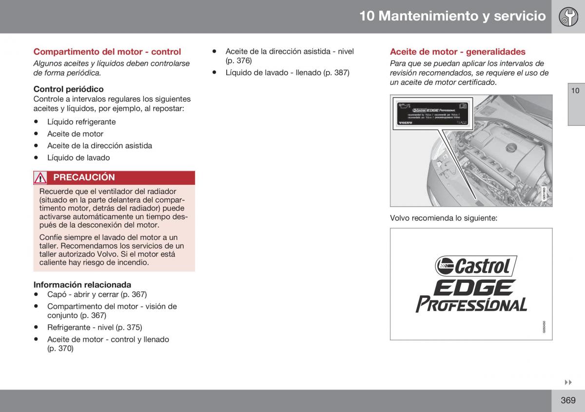 Volvo XC70 Cross Country II 2 manual del propietario / page 371