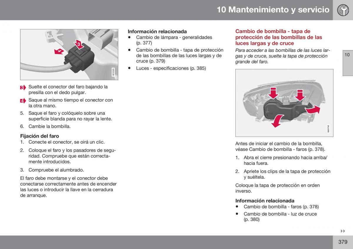 Volvo XC70 Cross Country II 2 manual del propietario / page 381