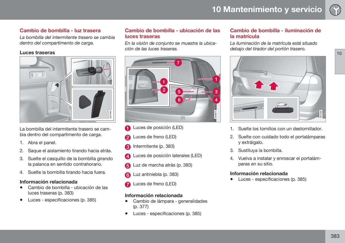 Volvo XC70 Cross Country II 2 manual del propietario / page 385