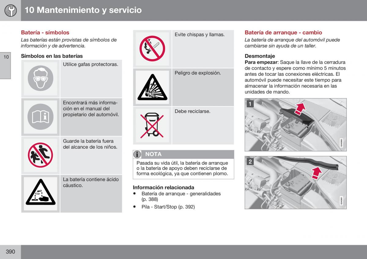 Volvo XC70 Cross Country II 2 manual del propietario / page 392