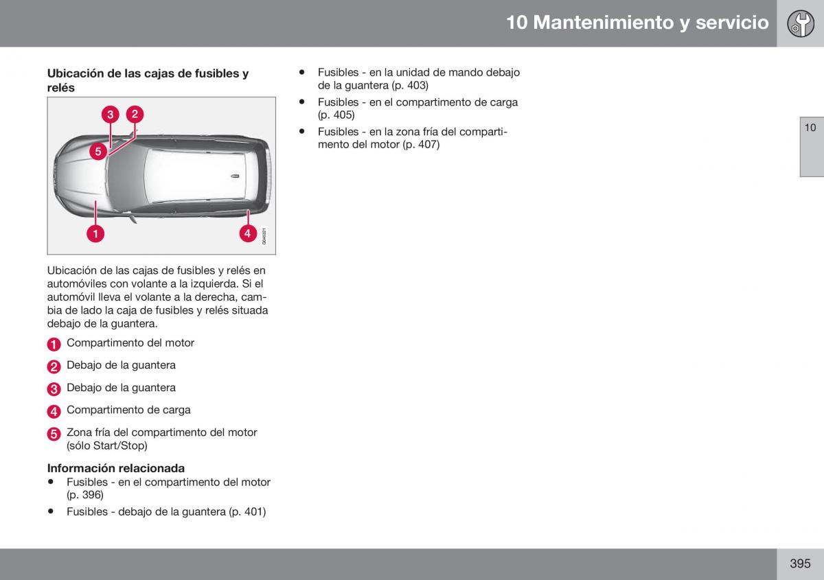 Volvo XC70 Cross Country II 2 manual del propietario / page 397