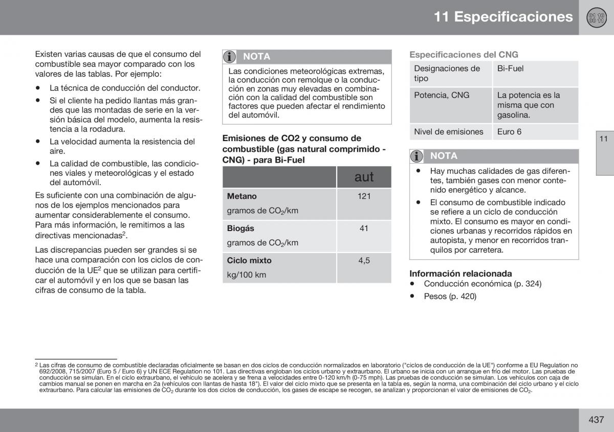 Volvo XC70 Cross Country II 2 manual del propietario / page 439