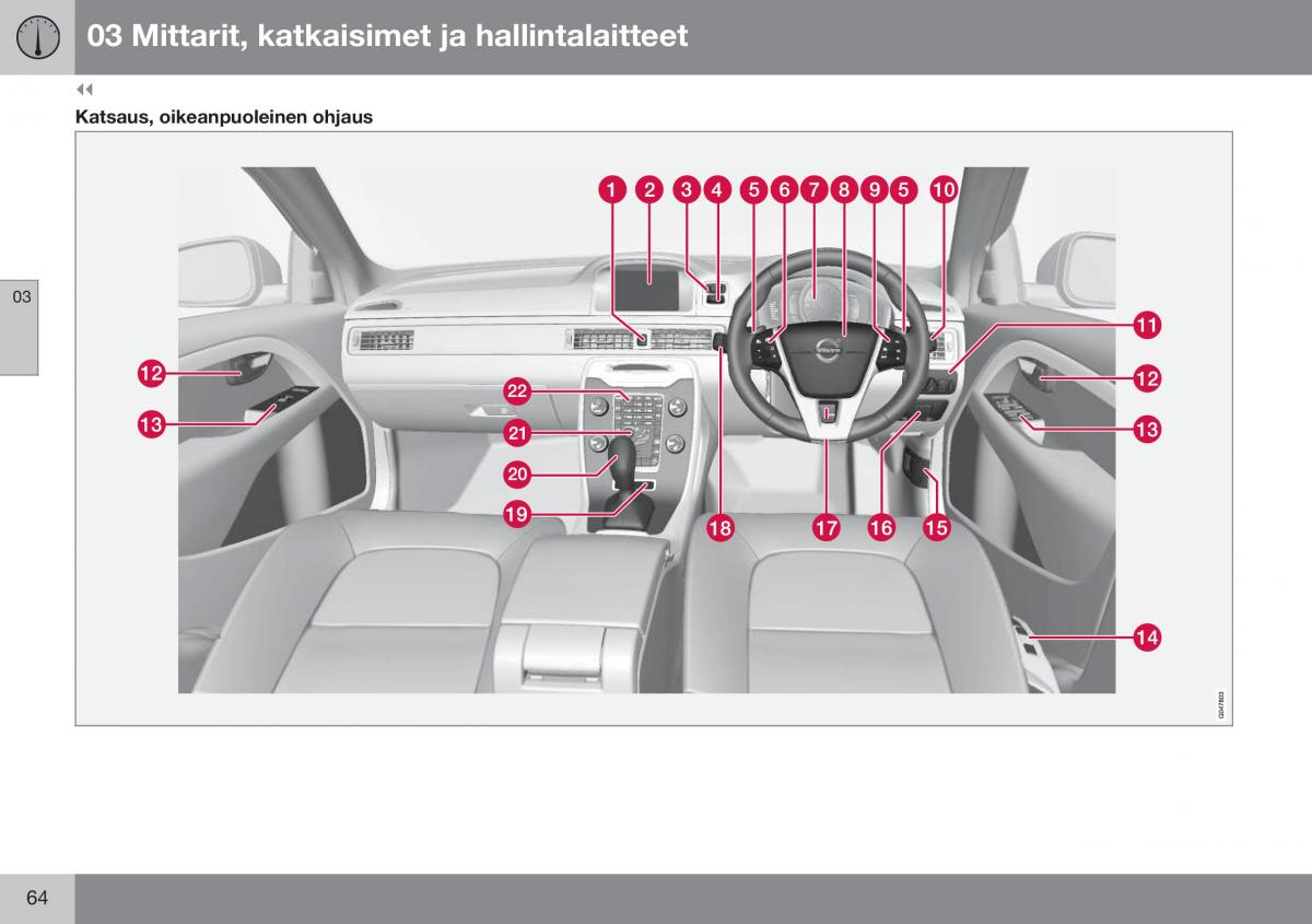 Volvo XC70 Cross Country II 2 omistajan kasikirja / page 66