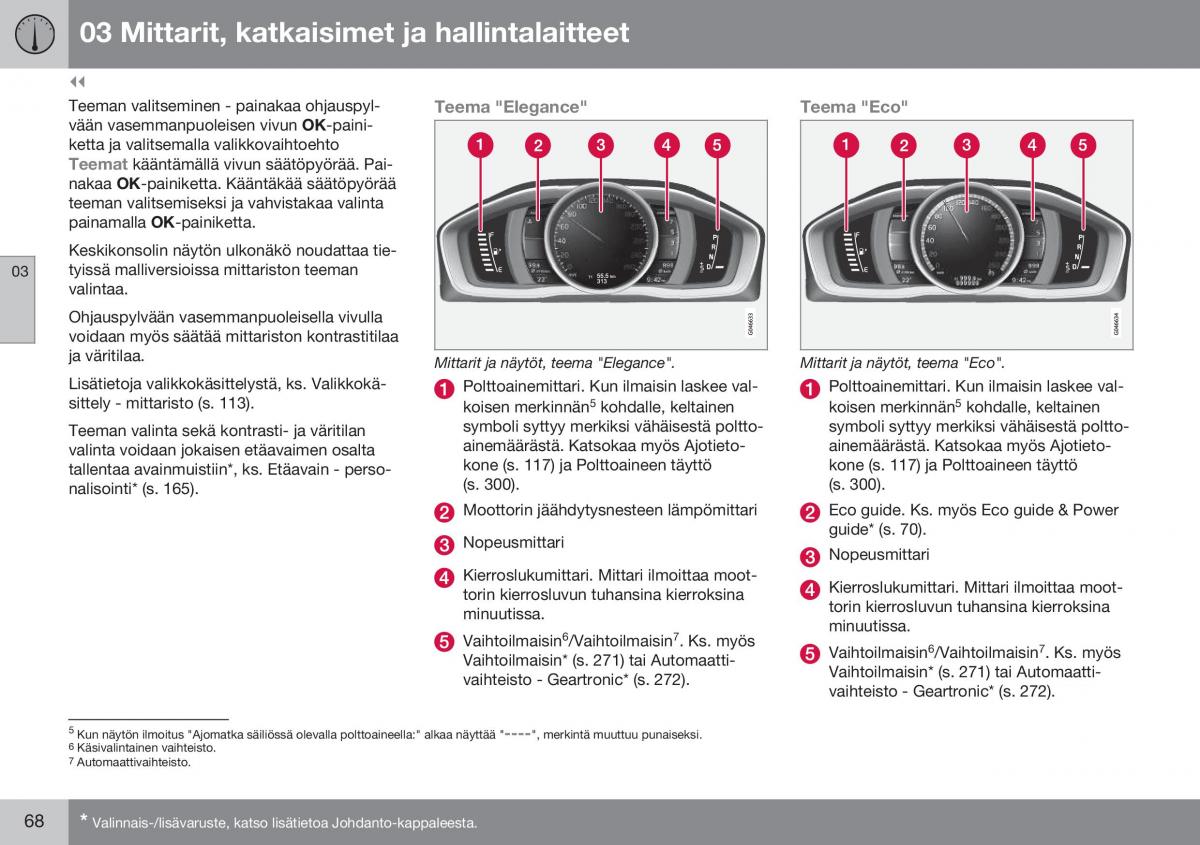 Volvo XC70 Cross Country II 2 omistajan kasikirja / page 70