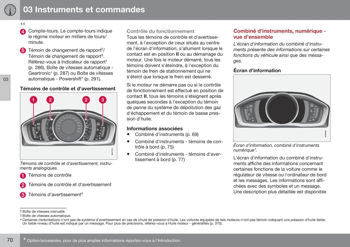 Volvo XC70 Cross Country II 2 manuel du proprietaire / page 72