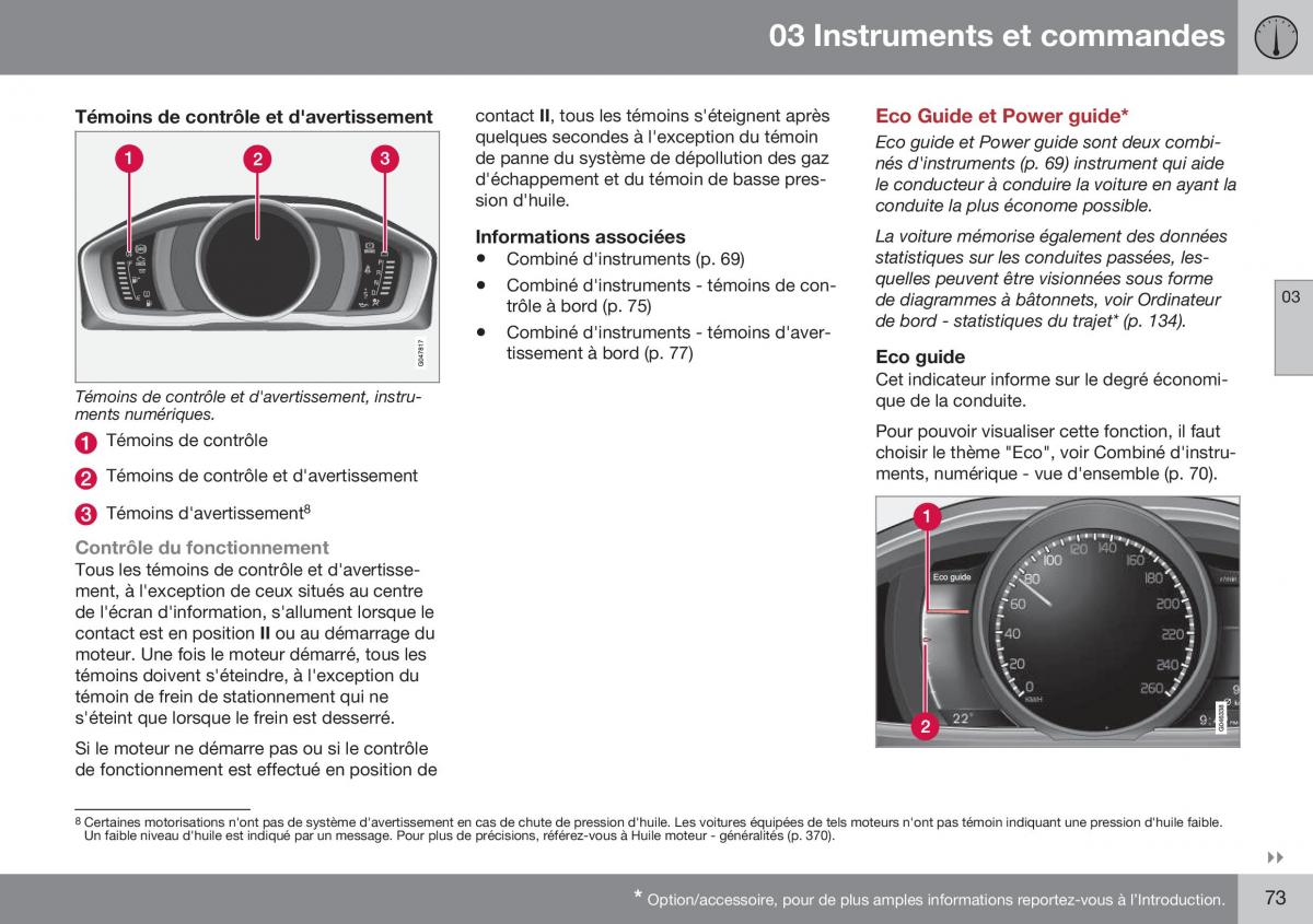 Volvo XC70 Cross Country II 2 manuel du proprietaire / page 75