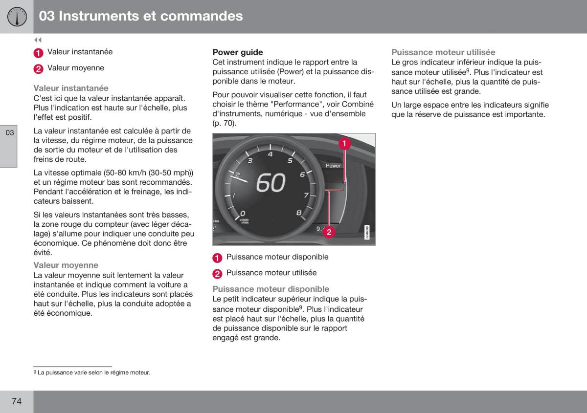 Volvo XC70 Cross Country II 2 manuel du proprietaire / page 76