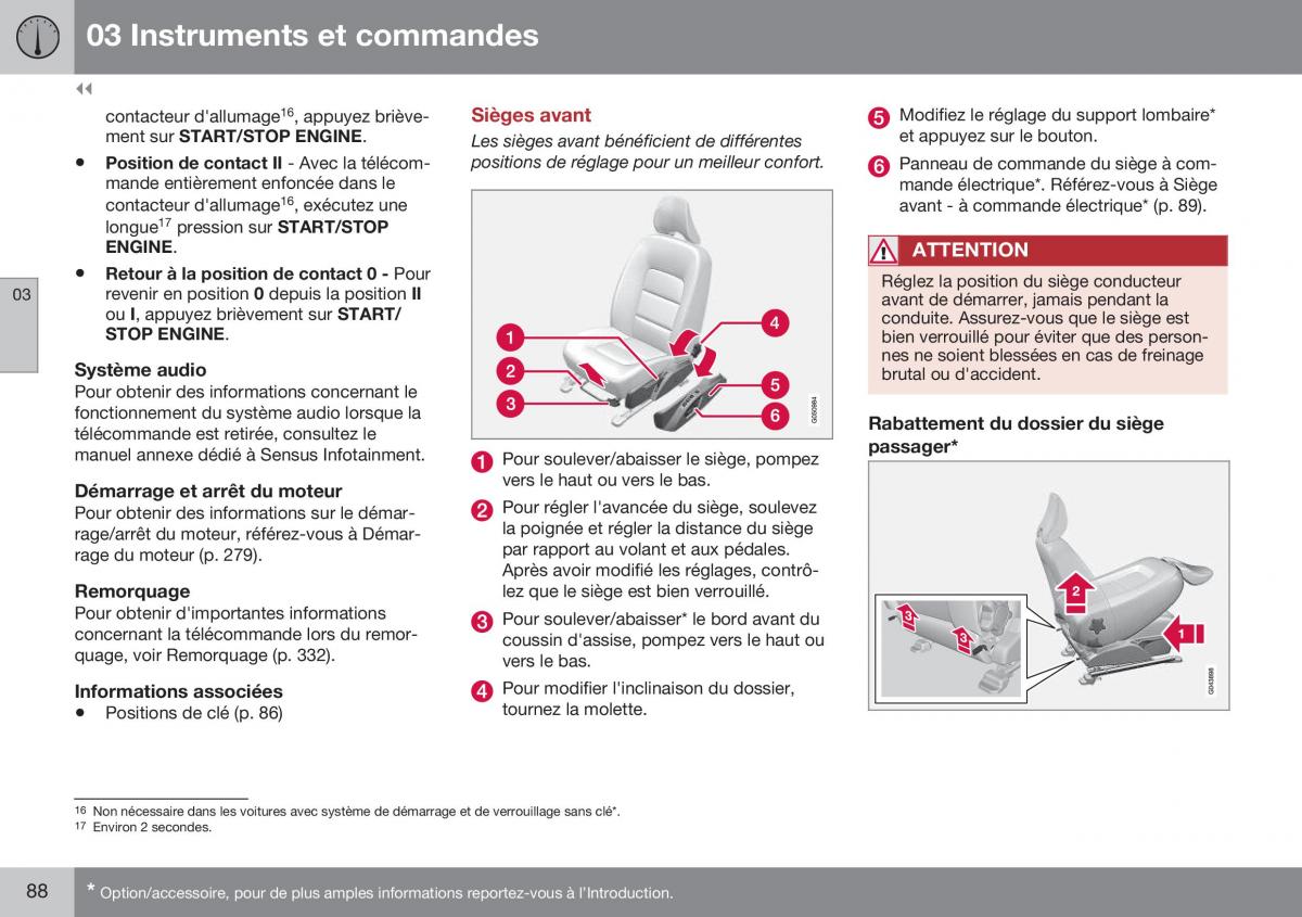 Volvo XC70 Cross Country II 2 manuel du proprietaire / page 90