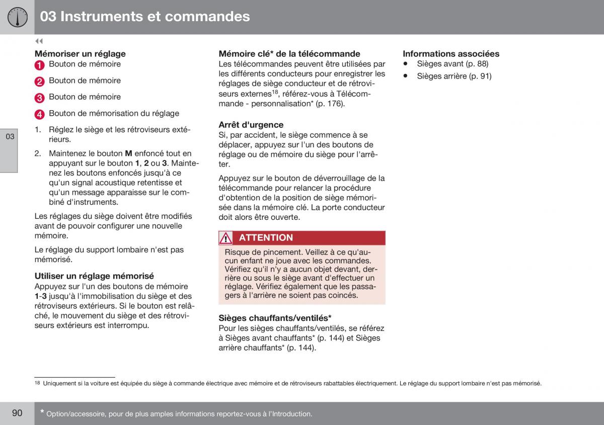 Volvo XC70 Cross Country II 2 manuel du proprietaire / page 92