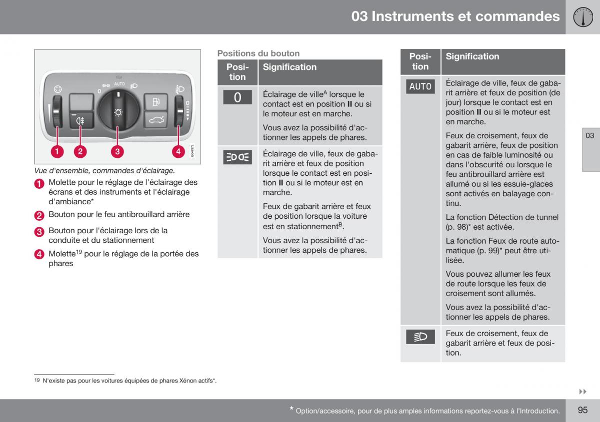 Volvo XC70 Cross Country II 2 manuel du proprietaire / page 97