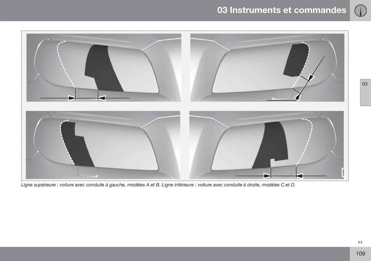 Volvo XC70 Cross Country II 2 manuel du proprietaire / page 111