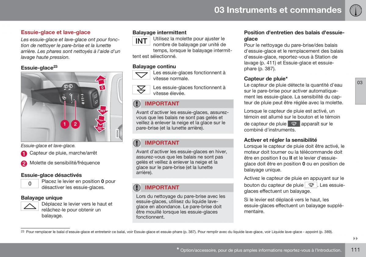 Volvo XC70 Cross Country II 2 manuel du proprietaire / page 113