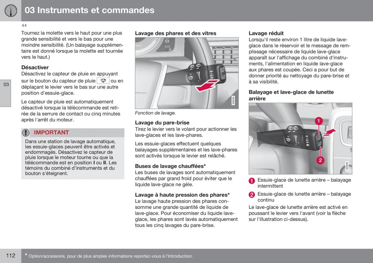 Volvo XC70 Cross Country II 2 manuel du proprietaire / page 114