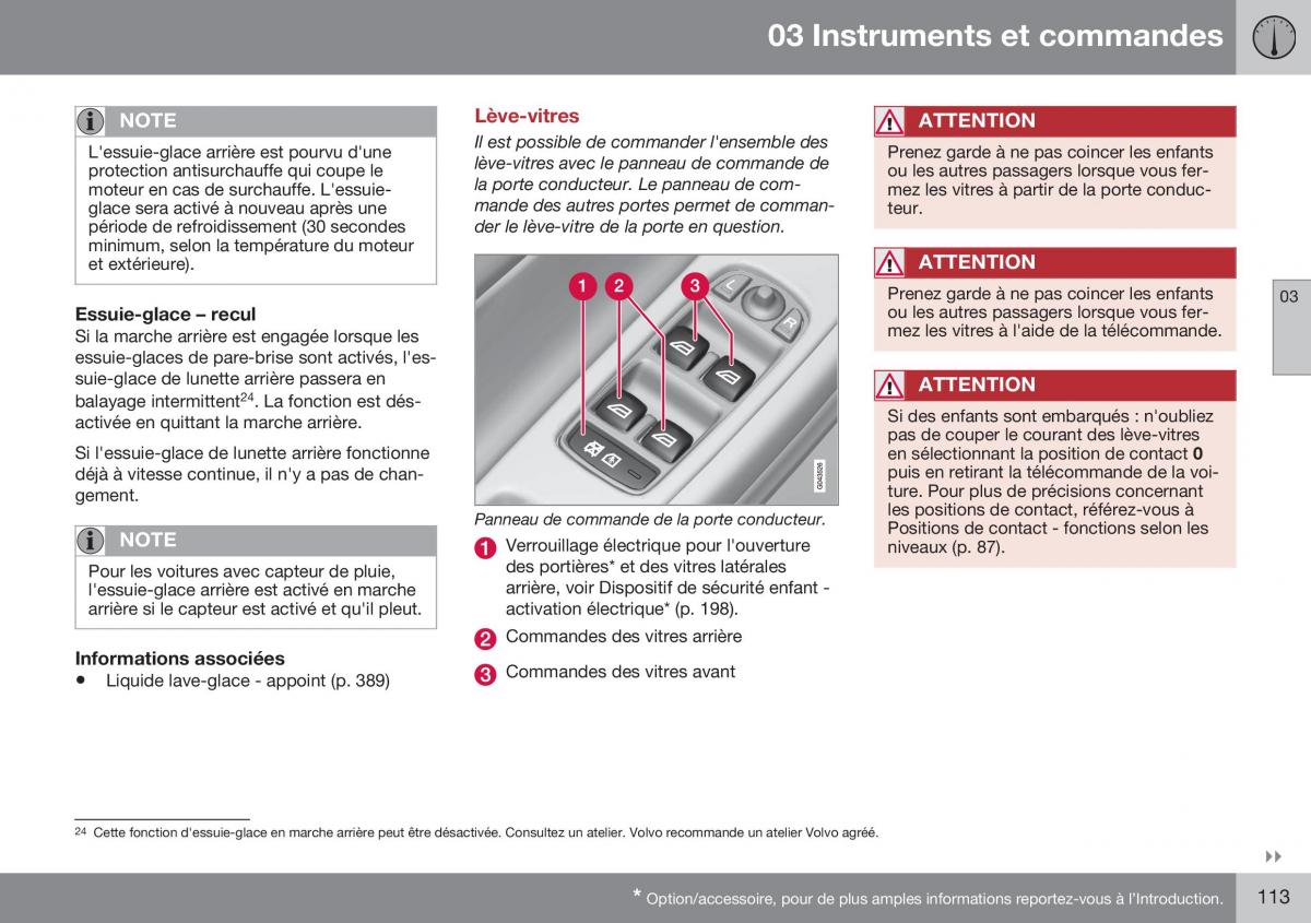 Volvo XC70 Cross Country II 2 manuel du proprietaire / page 115