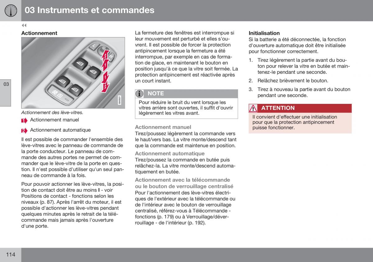 Volvo XC70 Cross Country II 2 manuel du proprietaire / page 116