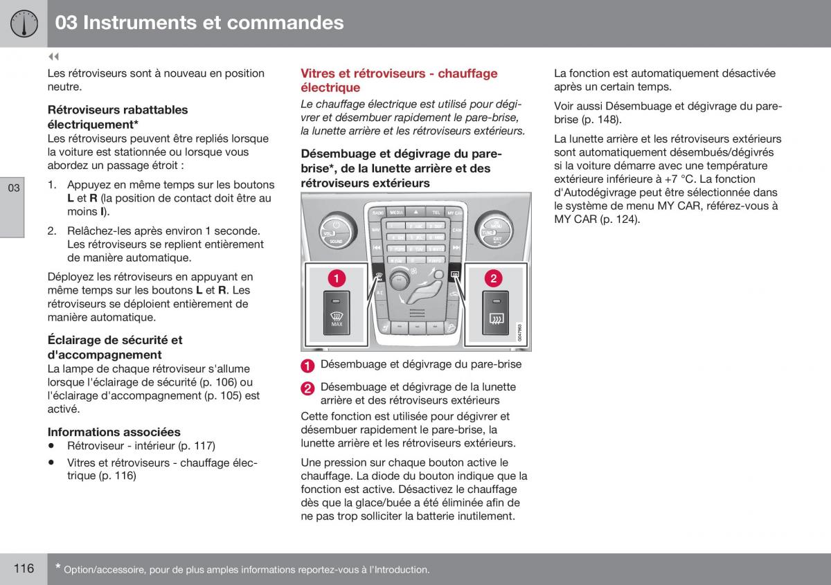 Volvo XC70 Cross Country II 2 manuel du proprietaire / page 118