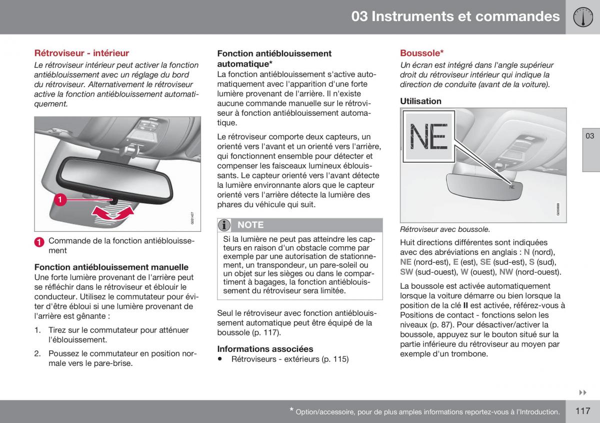 Volvo XC70 Cross Country II 2 manuel du proprietaire / page 119