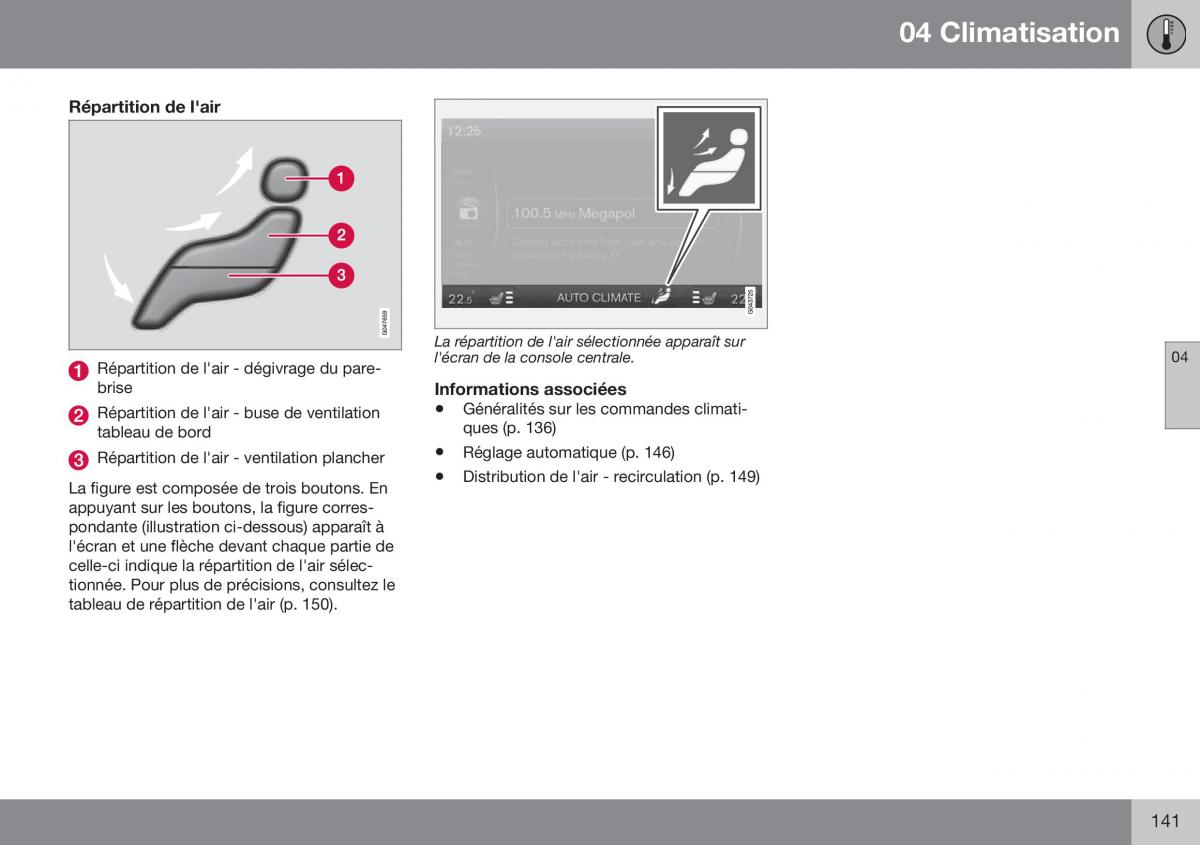 Volvo XC70 Cross Country II 2 manuel du proprietaire / page 143