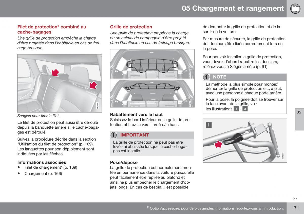 Volvo XC70 Cross Country II 2 manuel du proprietaire / page 173