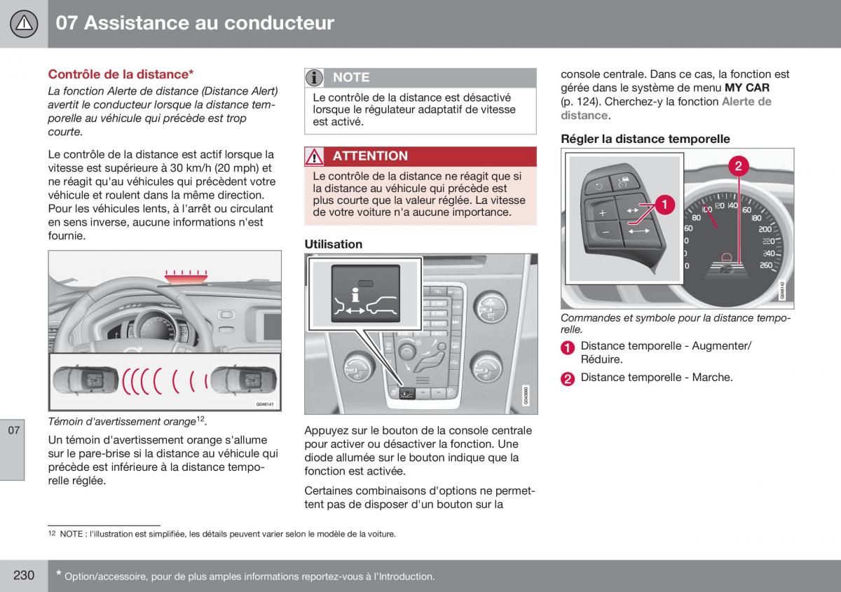 Volvo XC70 Cross Country II 2 manuel du proprietaire / page 232