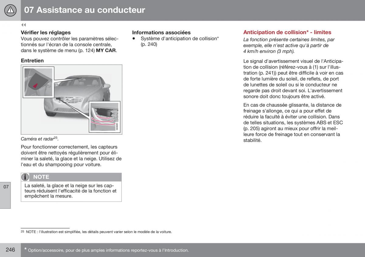 Volvo XC70 Cross Country II 2 manuel du proprietaire / page 248