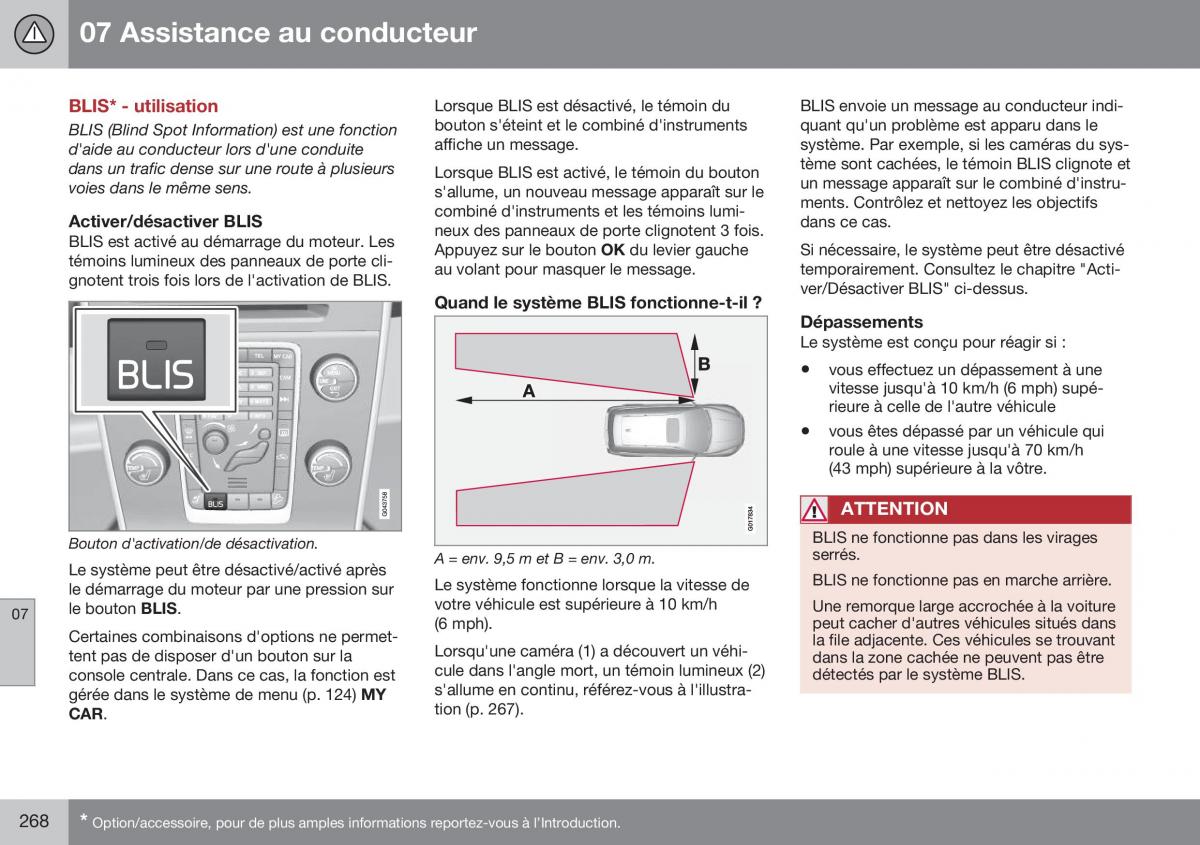 Volvo XC70 Cross Country II 2 manuel du proprietaire / page 270