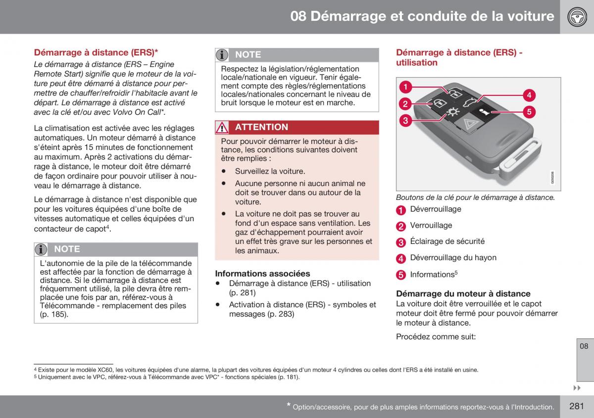 Volvo XC70 Cross Country II 2 manuel du proprietaire / page 283