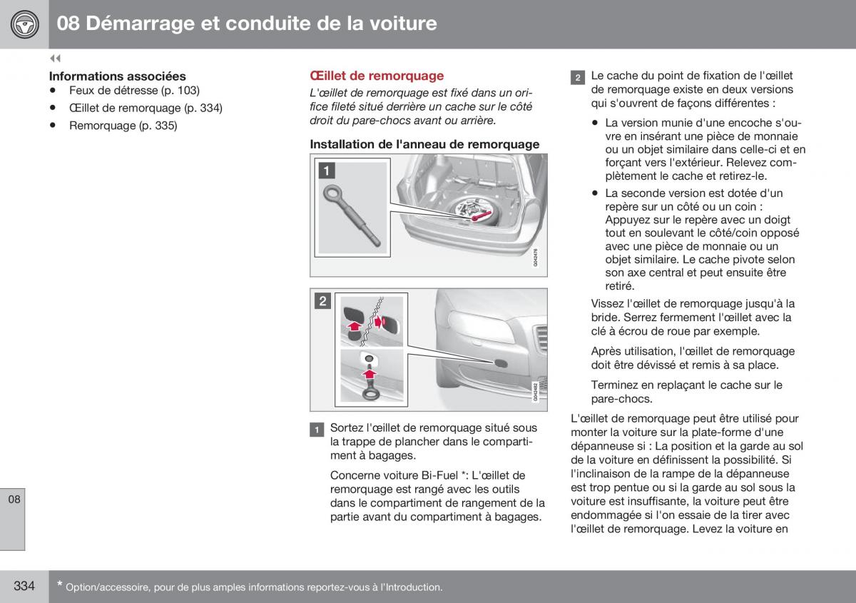 Volvo XC70 Cross Country II 2 manuel du proprietaire / page 336