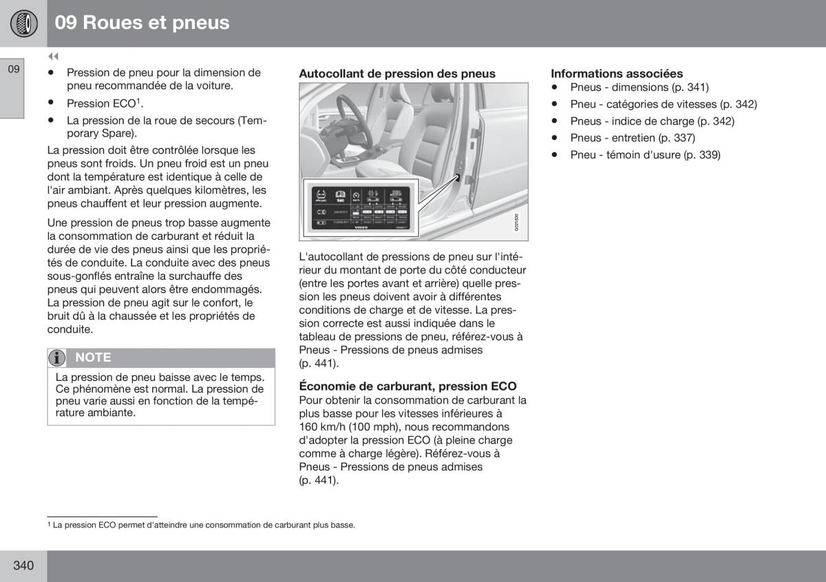 Volvo XC70 Cross Country II 2 manuel du proprietaire / page 342