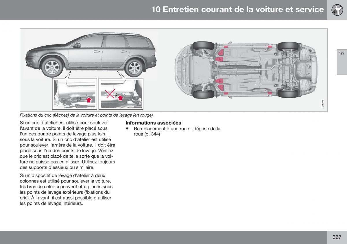 Volvo XC70 Cross Country II 2 manuel du proprietaire / page 369