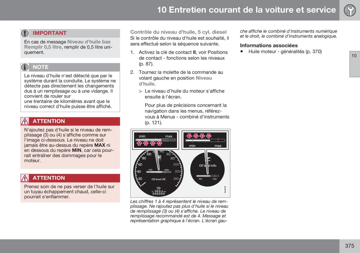 Volvo XC70 Cross Country II 2 manuel du proprietaire / page 377