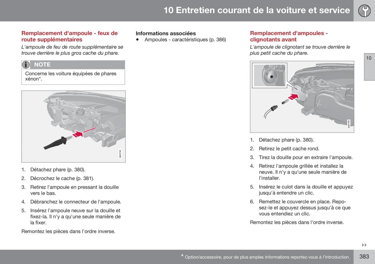 Volvo XC70 Cross Country II 2 manuel du proprietaire / page 385