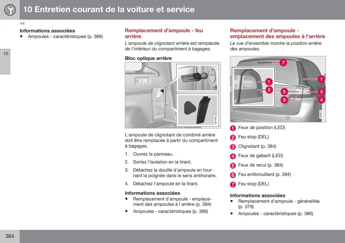 Volvo XC70 Cross Country II 2 manuel du proprietaire / page 386